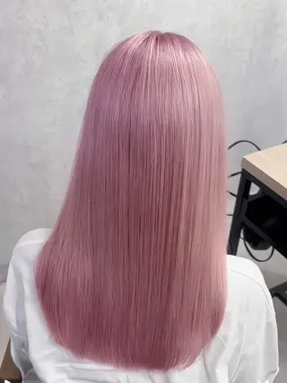 カラー 🎀ブリーチ/ エクステ/渋谷🎀のヘアスタイル