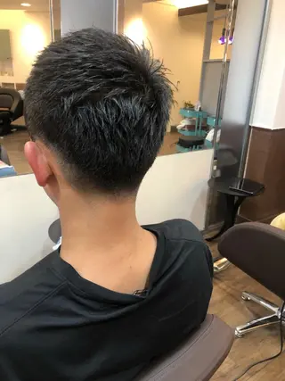 ショート メンズ MATSURI BASE.AWAJIのヘアスタイル