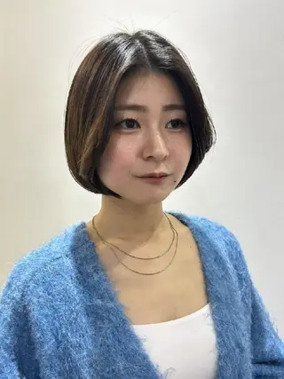 ショート ボブ人気No,1✨ TAME副店長のヘアスタイル