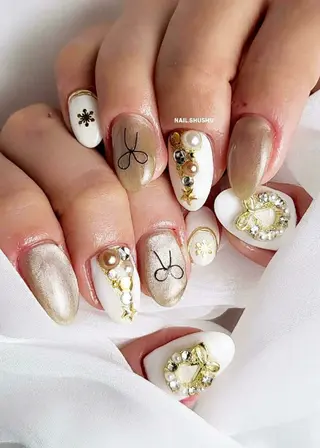 ネイル 3dパーツ/流行り 👧shushu❤️のネイルデザイン