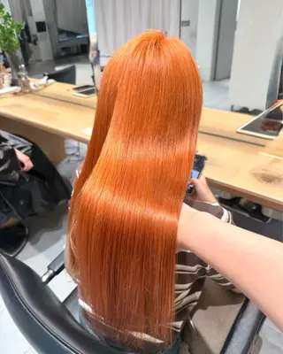 ロング カラー ツヤ髪/韓国ヘア 💎Nokaのヘアスタイル