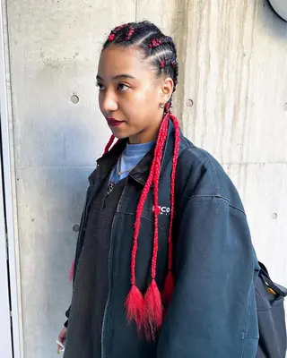 ロング カラー ヘアアレンジ RINA/ Jr.スタイリストのヘアスタイル