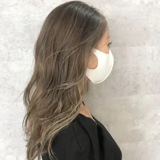 ロング カラー 髪質改善で 憧れの潤艶美髪にのヘアスタイル