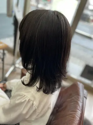 ミディアム 💎白髪染めも対応 🙆👌山本明菜のヘアスタイル