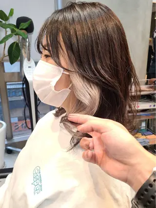 ミディアム カラー [メンズパーマ特化] 棚橋大翔のヘアスタイル