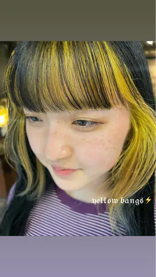 ミディアム カラー haco＋所属・圧倒的デザイン力 店長🎨RENAのヘアスタイル