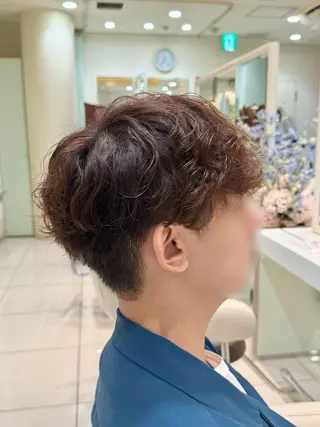 パーマ メンズ 【𝐀𝐬𝐡-池袋 】ひな💭🎀のヘアスタイル
