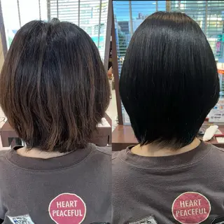 ショート カラー 🫧ボブ/艶髪カラー 伊原修子のヘアスタイル