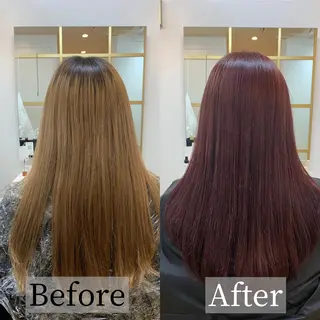 ロング カラー MIHO /のヘアスタイル