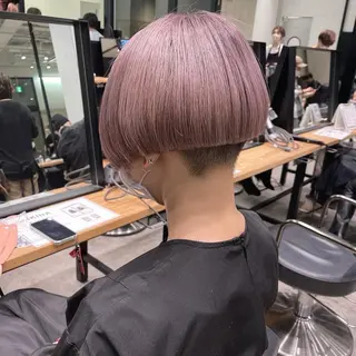 ショート カラー 💜ハイトーン💛 マジカルかいちゃんのヘアスタイル