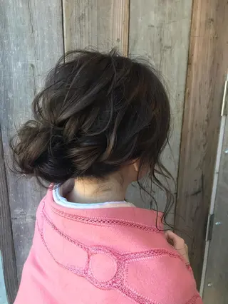 ヘアアレンジ 🗻飯田誠也🗻 カットカラー得意のヘアスタイル