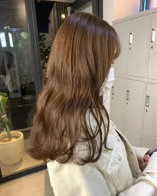 ロング カラー leben serikaのヘアスタイル