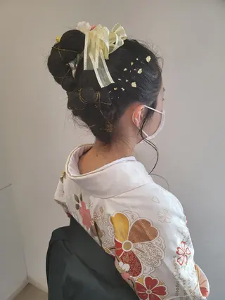 ヘアアレンジ ロング 鈴木 翠のヘアスタイル