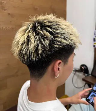 ショート メンズ メンズカット/透明感 カラー/河端悠花のヘアスタイル