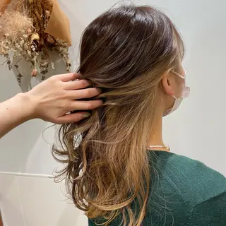 セミロング カラー MIKU🌿 ネイル&まつげパーマのマツエク・マツパデザイン