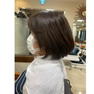 ミディアム パーマ 渋谷 りなのヘアスタイル