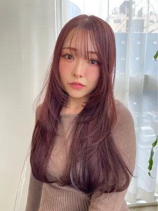 ロング カラー ness🎖️ カミカリスマ受賞のヘアスタイル