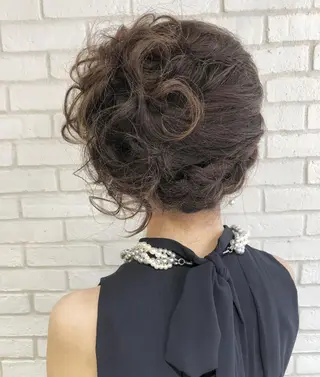 ミディアム ヘアアレンジ 小島 侑衣のヘアスタイル