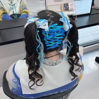 セミロング ヘアアレンジ MILD by 17 秋葉原 ♡みづき♡のヘアスタイル