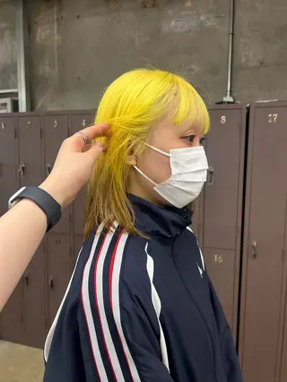 ミディアム カラー 大本 メンズ/パーマのヘアスタイル