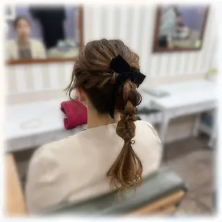 ヘアアレンジ ヘアセット 🤍AIRA🤍のヘアスタイル