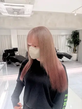 ロング カラー ツヤ髪/韓国ヘア 💎Nokaのヘアスタイル