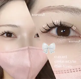 マツエク・マツパ リシェルアイラッシュ高崎店所属・小池 芽彩のマツエク・マツパデザイン