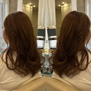 ミディアム MODEK's Brillerのヘアスタイル