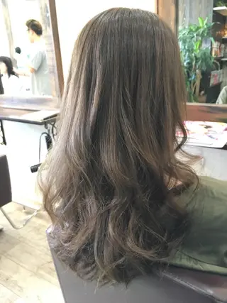 ミディアム カラー 松本 亮のヘアスタイル