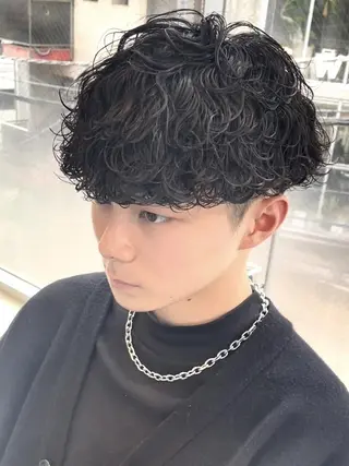 ショート パーマ メンズ SENTA✨メンズ パーマ✨fifth栄のヘアスタイル