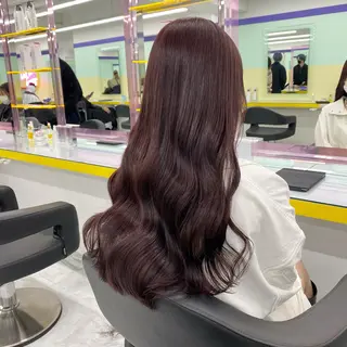 セミロング カラー ヘアアレンジ mai🍑暖色カラー /レイヤー💖のヘアスタイル