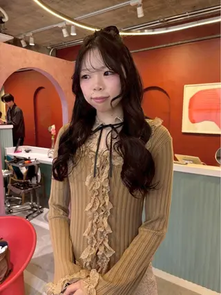 ヘアアレンジ レイヤーカット🍏 オリーブ/ののかのヘアスタイル