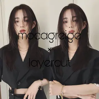 ロング カラー 表参道/似合わせ レイヤー/ryoのヘアスタイル