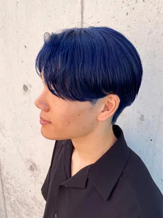 ショート カラー パーマ/ダブルカラー ブリーチ⭐️海斗のヘアスタイル