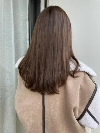 ロング カラー 東 みのりのヘアスタイル