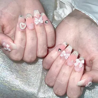 ネイル 長いだし/スカルプ/ パラシェルN.oneのネイルデザイン
