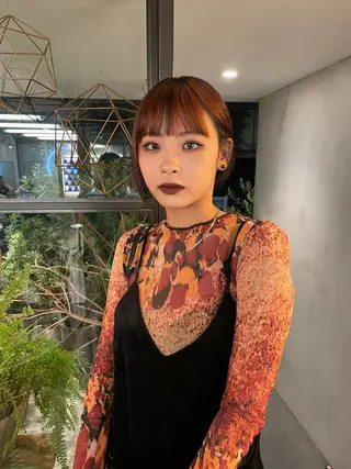 カラー スパイラルパーマ 🌐hina⭐️のヘアスタイル