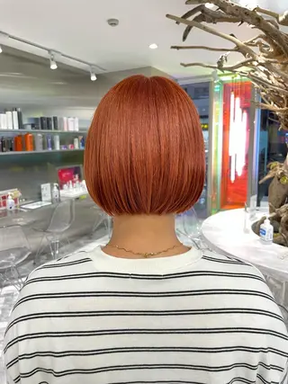 ミディアム カラー risa 。のヘアスタイル