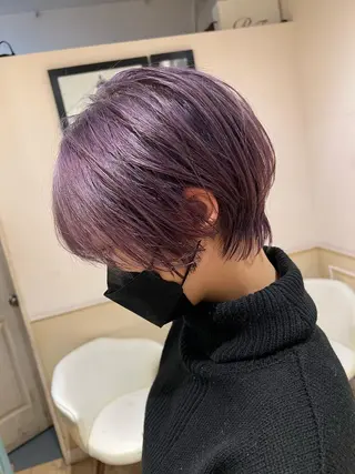 ショート カラー レイヤー×艶髪特化 マネージャー安藤光司のヘアスタイル