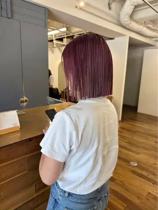 ミディアム カラー たけかわ みちのヘアスタイル