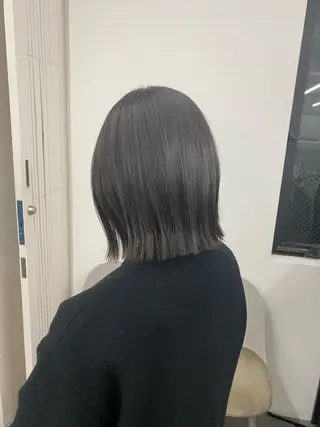 ミディアム パーマ 江坂トレンド韓国風 髪質改善shinoのヘアスタイル