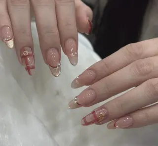 ネイル By moonネイル 🌷ワンホン/韓国風のネイルデザイン