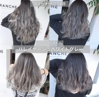 セミロング カラー 具志 正太のヘアスタイル