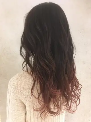 ロング カラー 吉村 絢乃のヘアスタイル