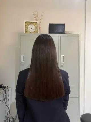 ロング 透明感カラー🫧 🍒久留米美容室のヘアスタイル
