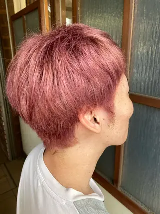 ショート カラー パーマ ヘアアレンジ メンズ キッズ ネイル マツエク・マツパ 🌈髪質改善・美髪矯 正・平野瀬乃🌈のヘアスタイル