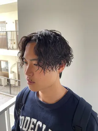 パーマ メンズ メンズパーマ 北原寿樹のヘアスタイル