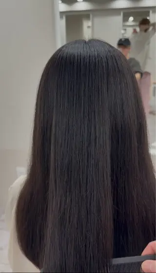 ロング ボブ、レイヤー、 ハイトーン、古淵のヘアスタイル