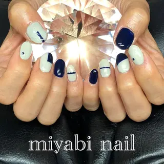ネイル miyabi nail 桂川駅近くのネイルデザイン