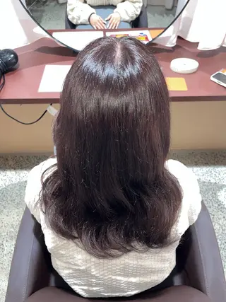 カラー YOKE 桃山台 SAKI♩ ܸのヘアスタイル